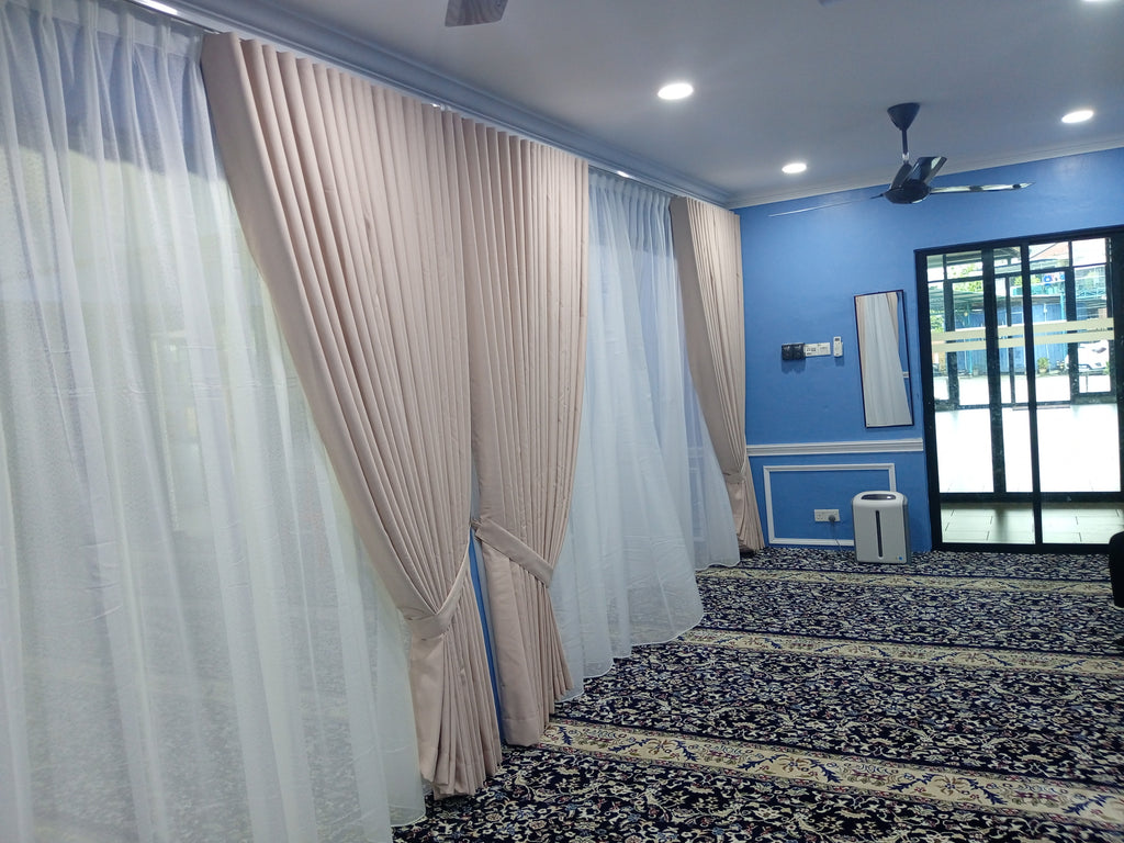 S-Fold Double Layer Curtain
