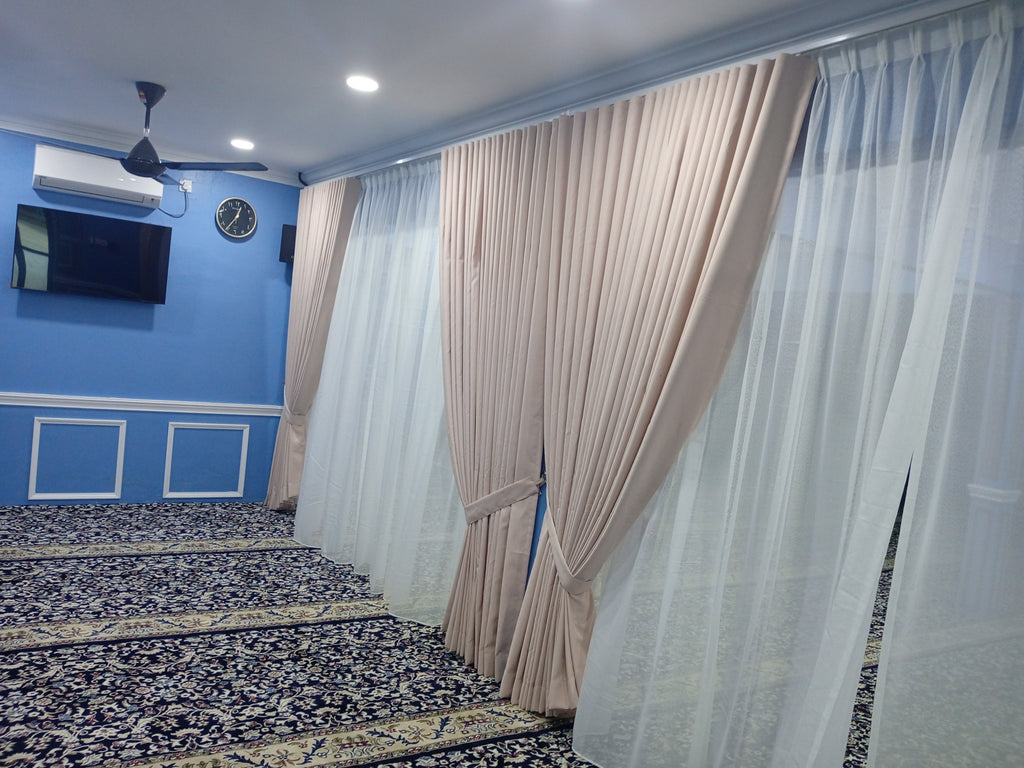 S-Fold Double Layer Curtain