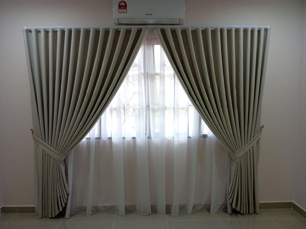 S-Fold Double Layer Curtain