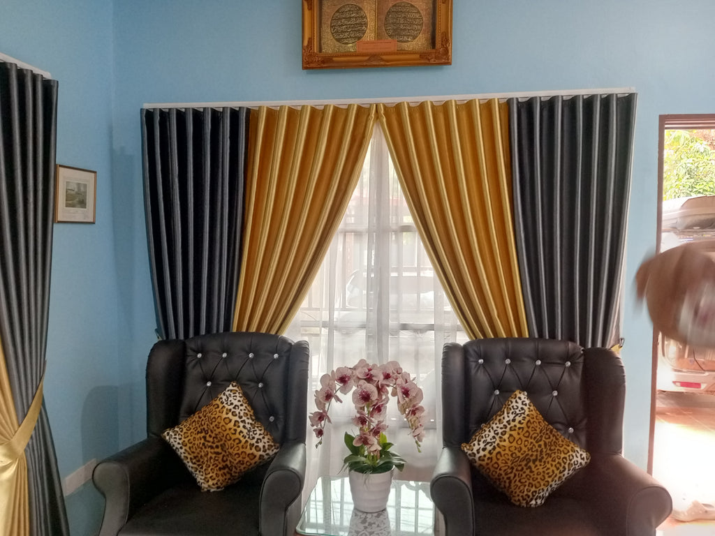 S-Fold Double Layer Curtain