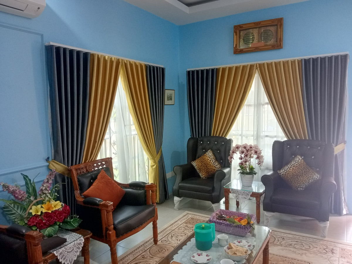 S-Fold Double Layer Curtain