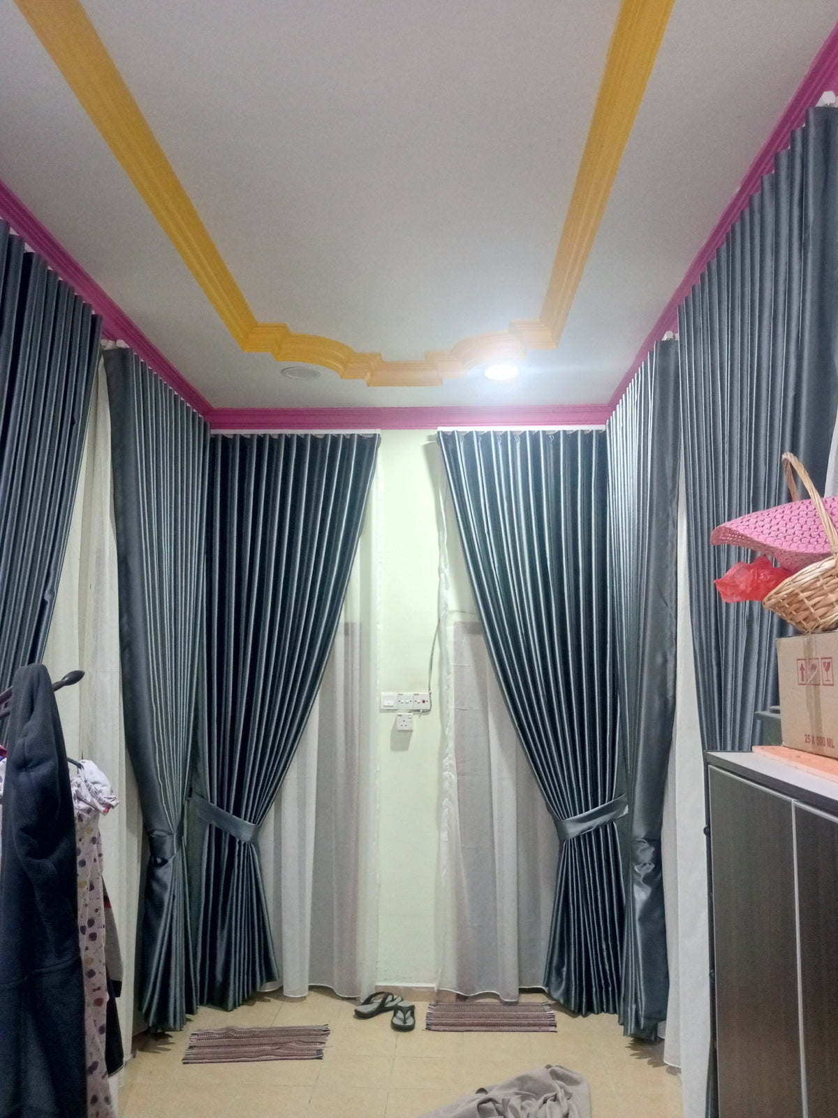 S-Fold Double Layer Curtain