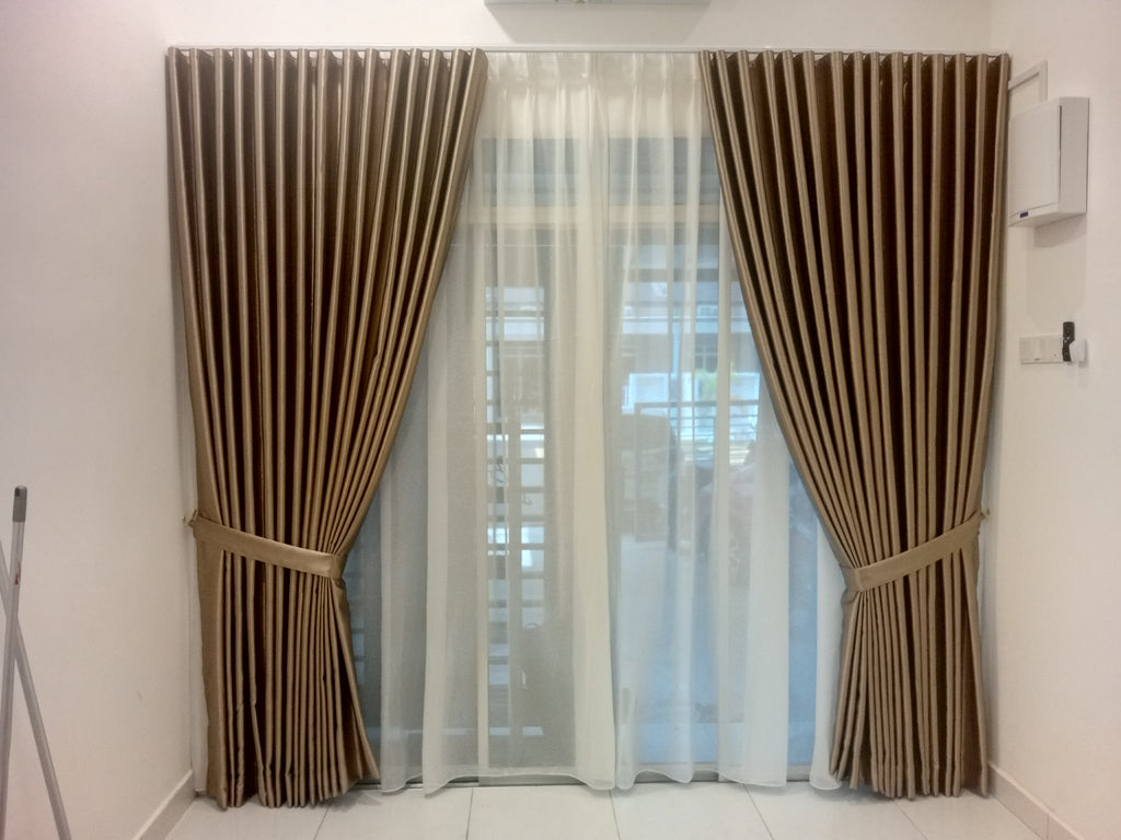 S-Fold Double Layer Curtain