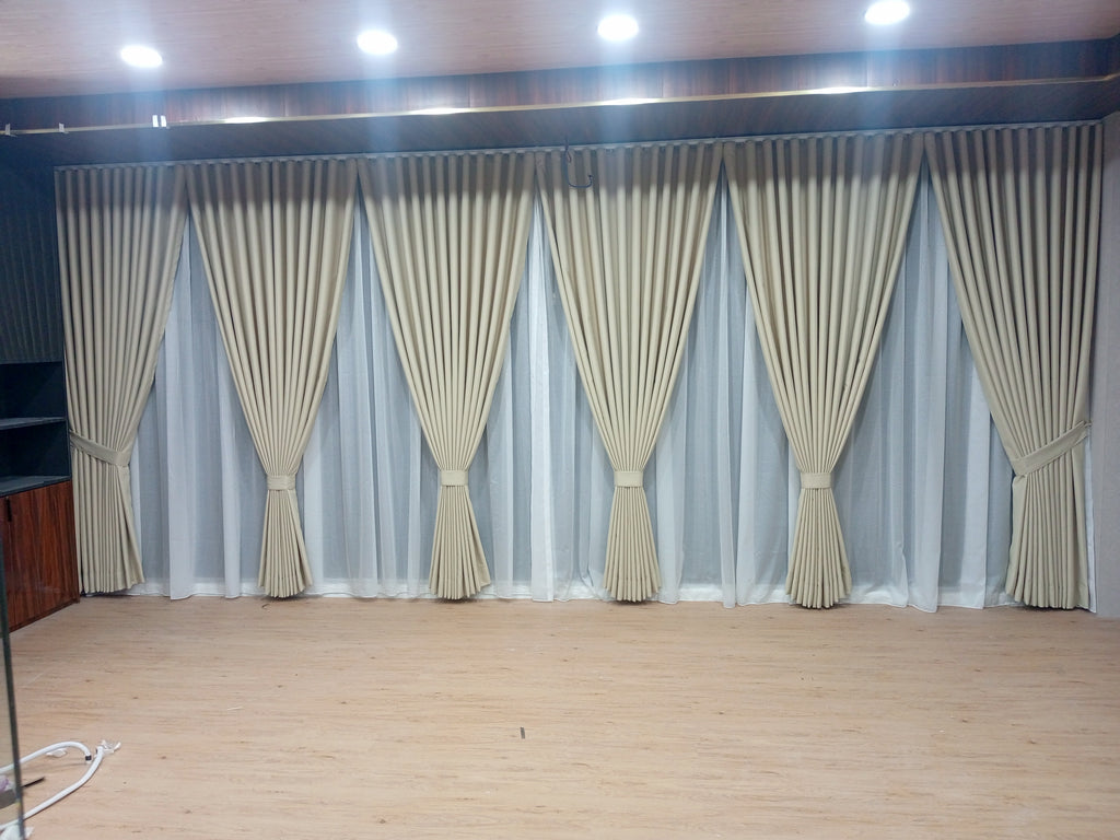 S-Fold Double Layer Curtain