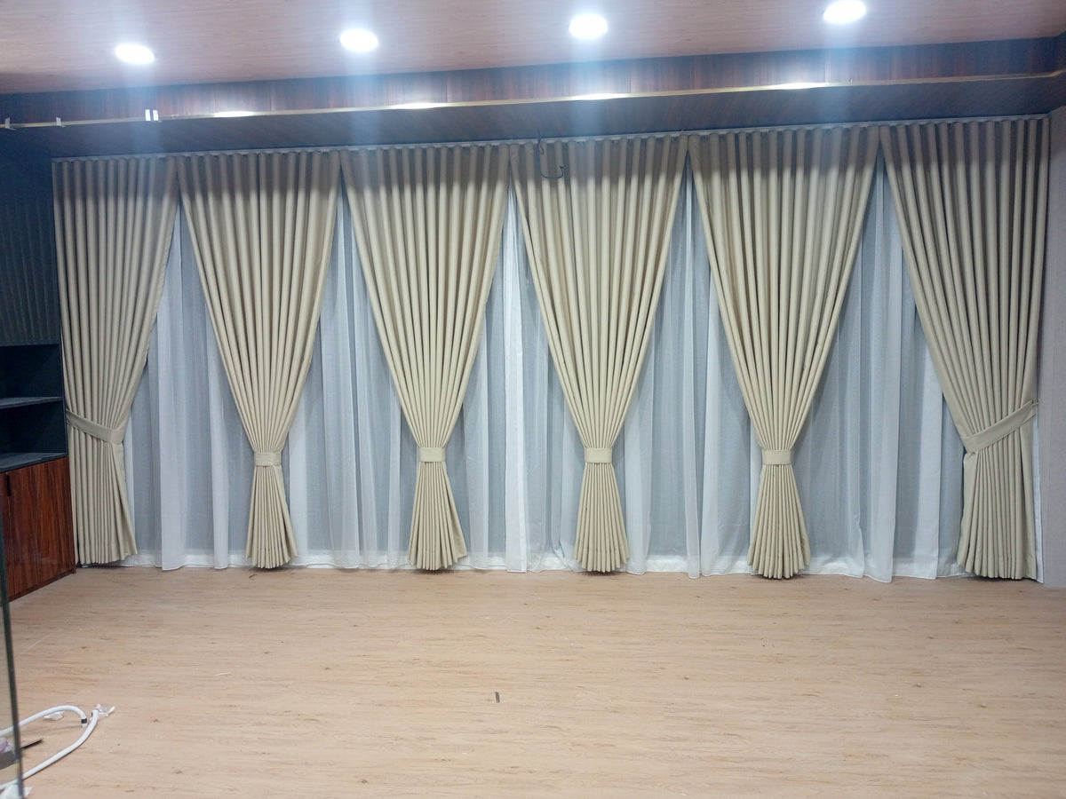 S-Fold Double Layer Curtain