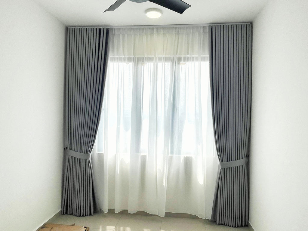 S-Fold Double Layer Curtain