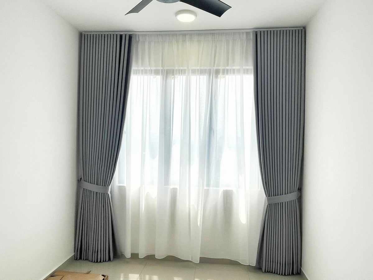 S-Fold Double Layer Curtain