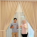 S-Fold Double Layer Curtain