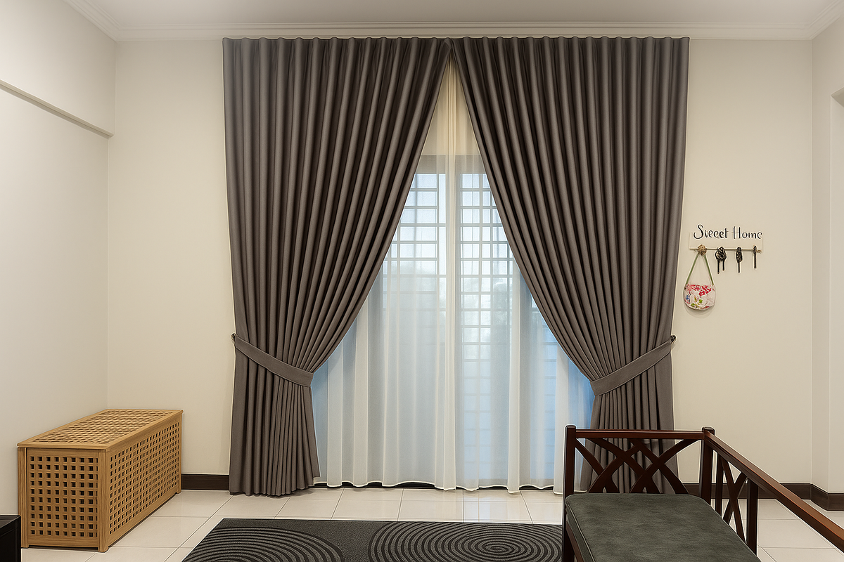 S-Fold Double Layer Curtain