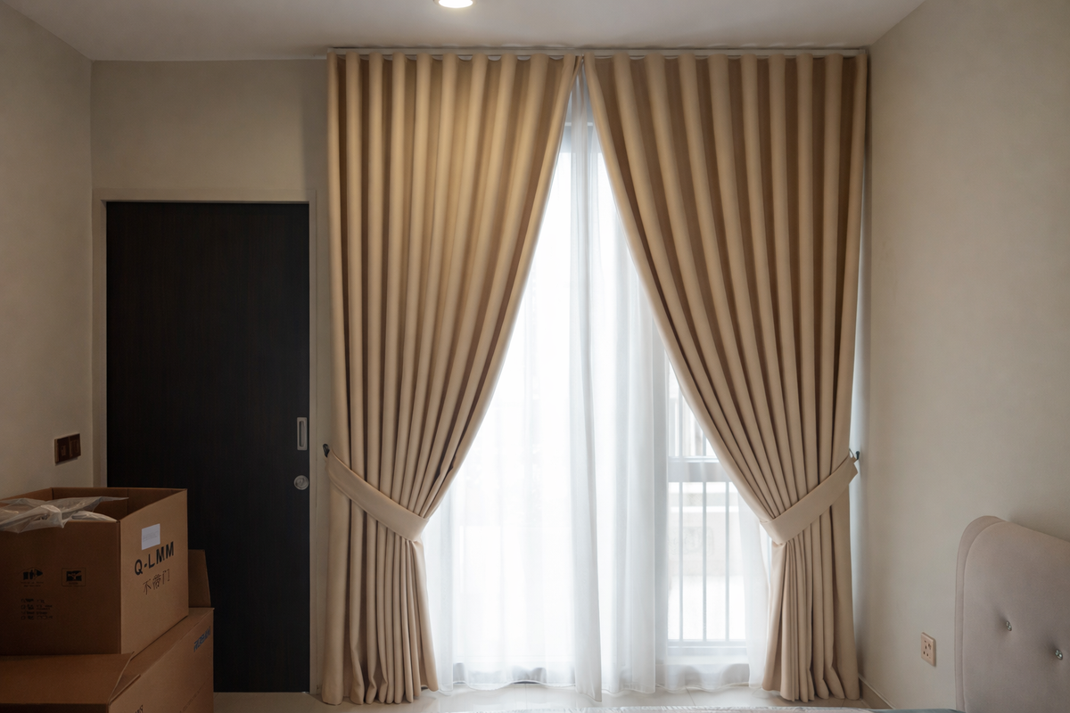 S-Fold Double Layer Curtain