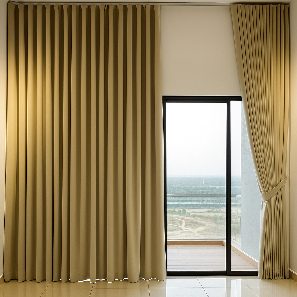 S-Fold Double Layer Curtain